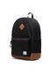 Herschel Heritage Youth Backpack (26L) - Black/Saddle Brown