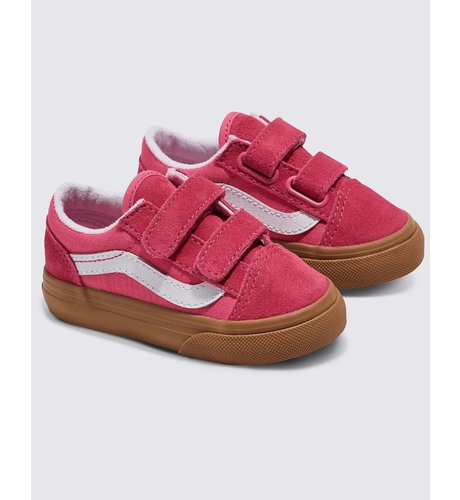 Vans Toddler Old Skool Velcro - Gum Pink